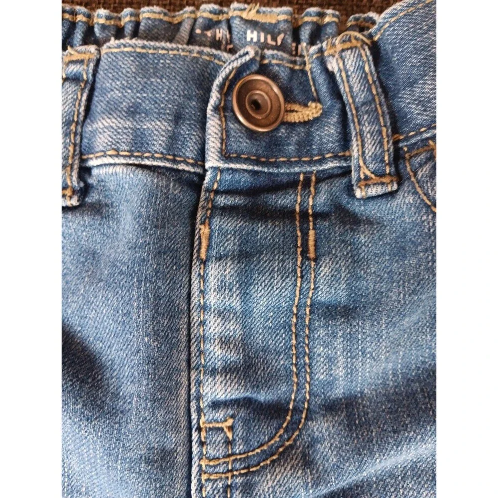Children's Place 3T Blue jeans baby boot cut pockets Adjustable Waist